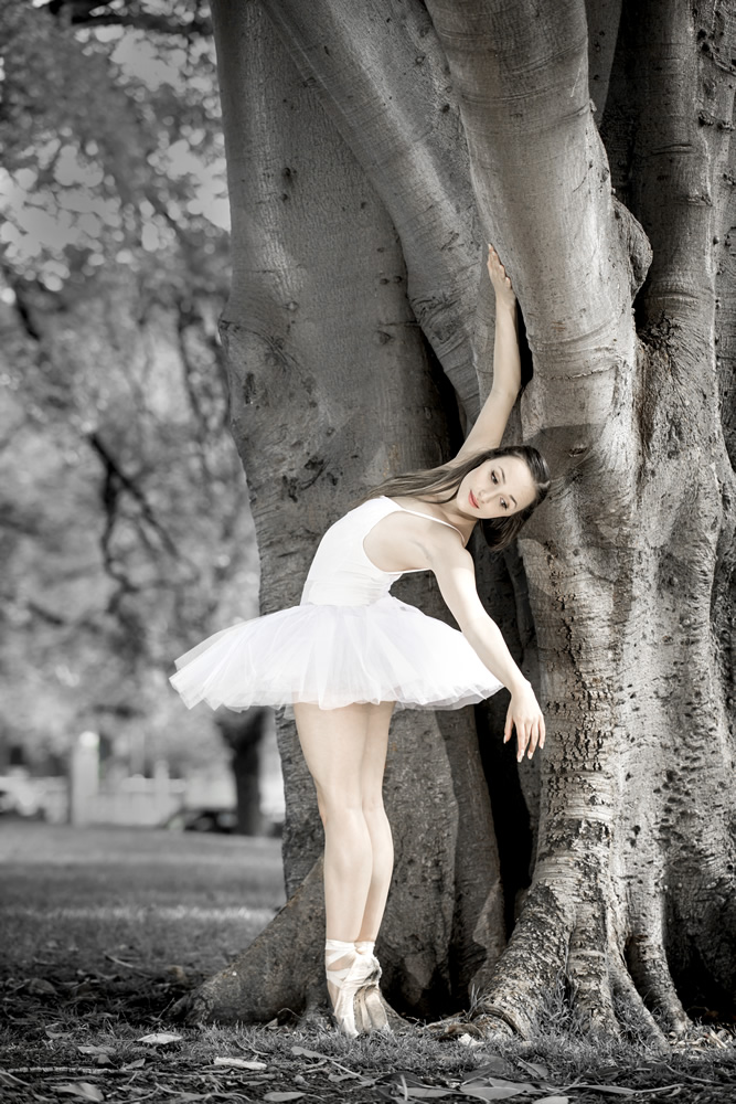 Ballet Photography on location in the gardens
